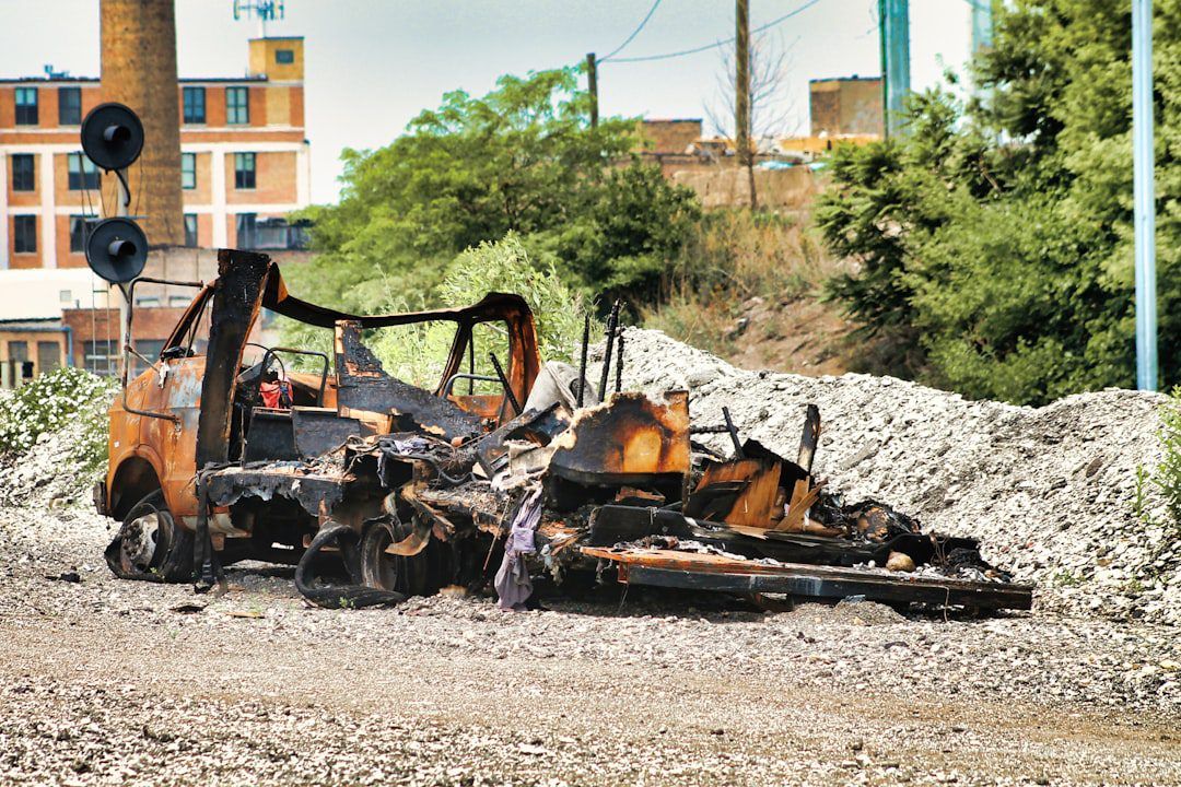Photo Junkyard car